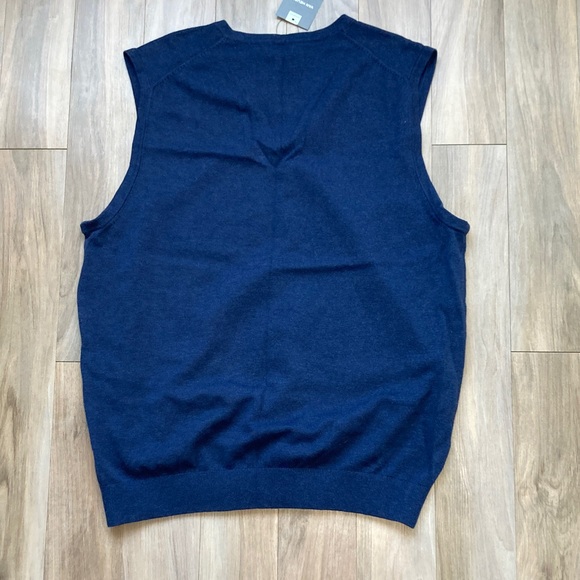 Mens van heusen classic fit sweater vest size L - Picture 10 of 13